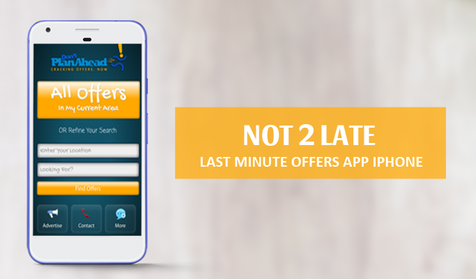 Last Minute Offers App iPhone